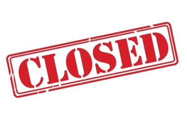 beyaz zemin kırmızı lastik damgası vektör kapalı.