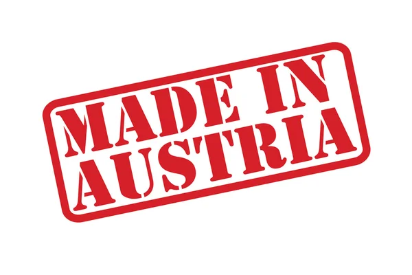 MADE IN AUSTRIA Rubber Stamp vector over a white background. — Stock Vector