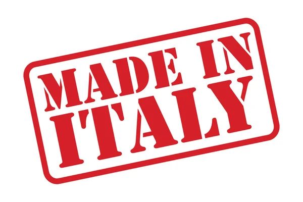 MADE IN ITALY Rubber Stamp vector over a white background. — Stock Vector