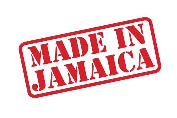 Vyrobené v Jamajce razítko vektoru na bílém pozadí. — Stockový vektor