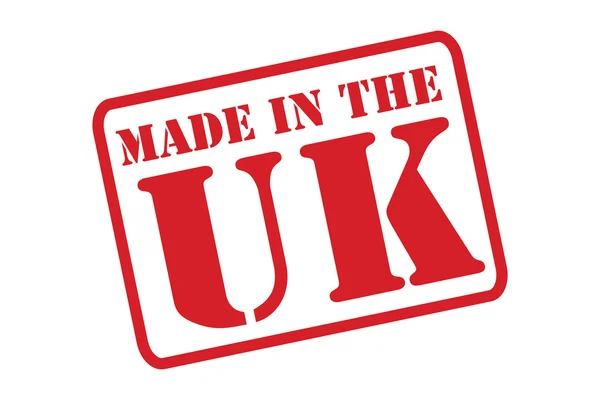 MADE IN THE UK Rubber Stamp vector over a white background. — Stock Vector