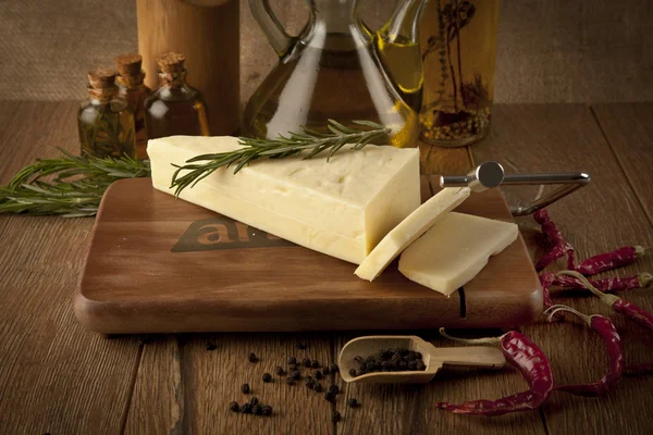 Feta foto conceito de queijo — Fotografia de Stock