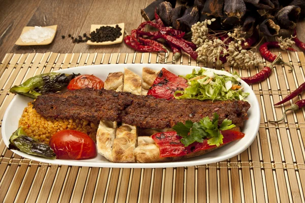 Turecki adana kebab — Zdjęcie stockowe