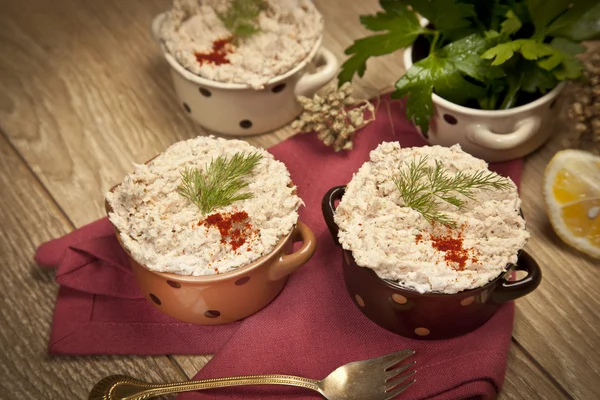 Chicken Porridge turkish cerkez (cerkes) tavugu — Stock Photo, Image