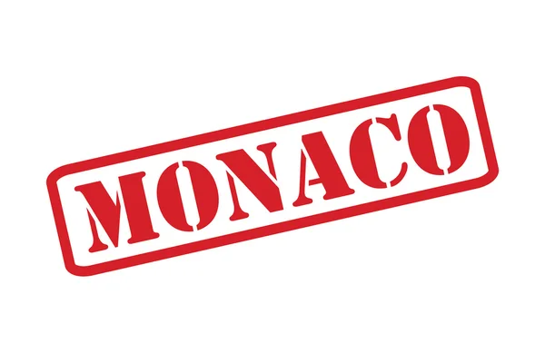 MONACO Rubber Stamp vector over a white background. — Stock Vector