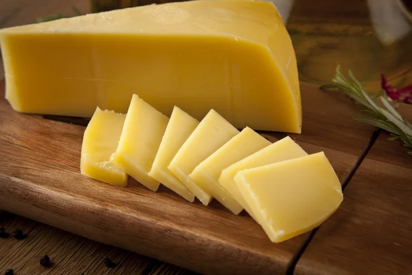 Cheddar cheese concept photo — Stock Photo, Image