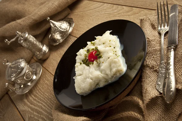 Turkish Ramadan Dessert Gullac — Stock Photo, Image