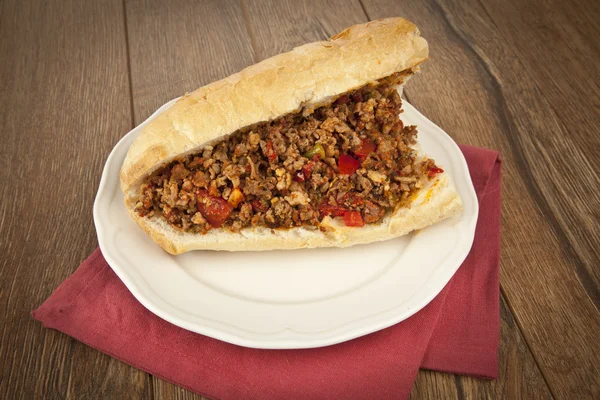 Kokorec turco - panino all'intestino di agnello — Foto Stock