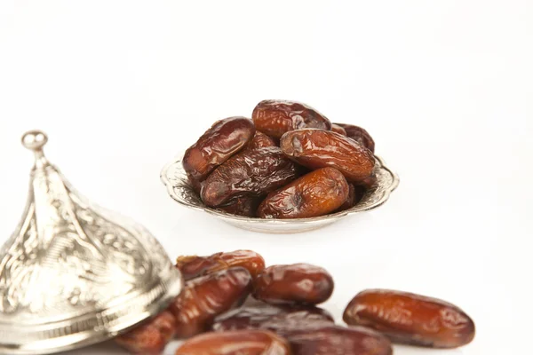 Dates isolated on white background — Stock Photo, Image