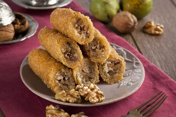 Turkish traditional ramadan pastry dessert — Stock Photo, Image