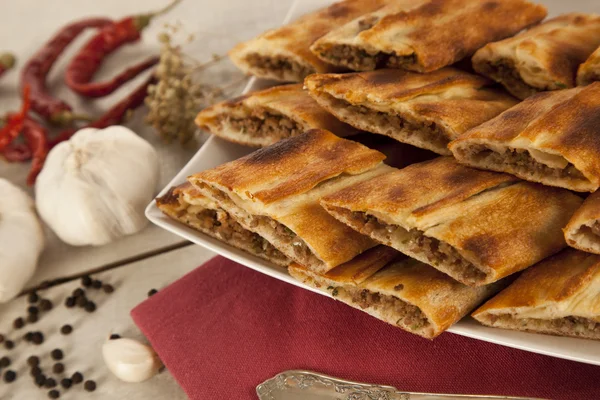 Carne de res tradicional turca Pide — Foto de Stock