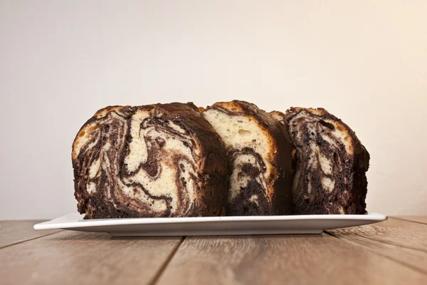 Mozaik desszert torta — Stock Fotó