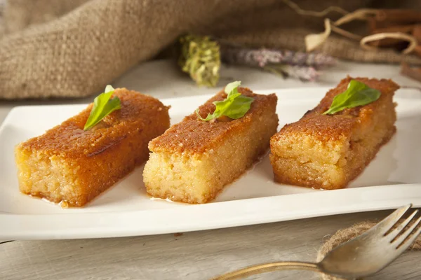 Ramadán Postre sam tatlisi tradicional turco dulce —  Fotos de Stock