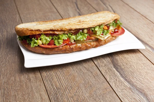Türk sandviç Ayvalık tost — Stok fotoğraf