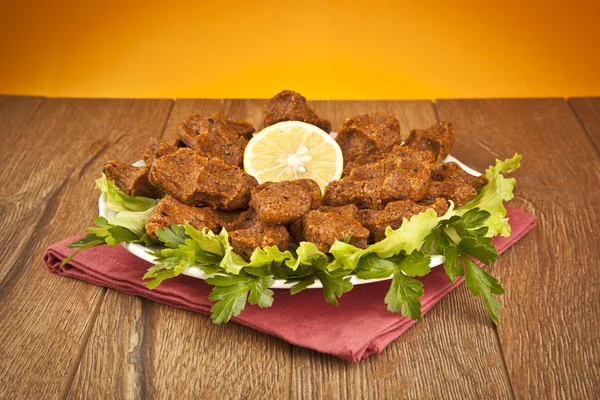 CIG kofte - turecké jídlo — Stock fotografie