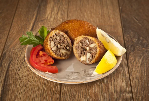 Ramadan turco Food icli kofte (polpetta) falafel — Foto Stock