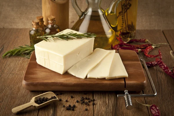 Feta concetto di formaggio foto — Foto Stock