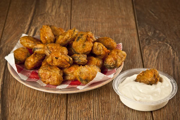 Turkish chop Fried mussels - Midye Tava — Stock Photo, Image