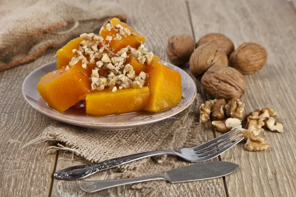 Postre de calabaza tradicional turco (kabak tatlisi  ) —  Fotos de Stock