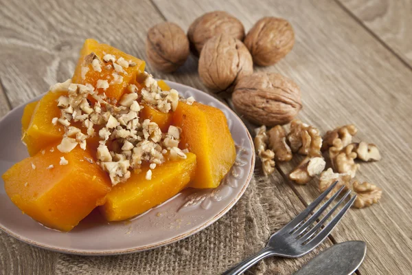 Postre de calabaza tradicional turco (kabak tatlisi  ) —  Fotos de Stock