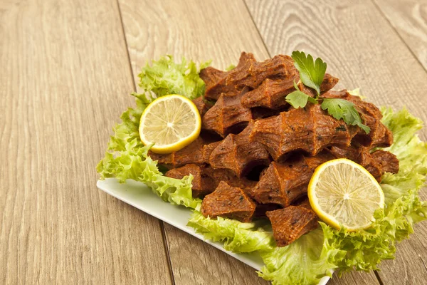 Cig kofte Turkish Food — Stock Photo, Image