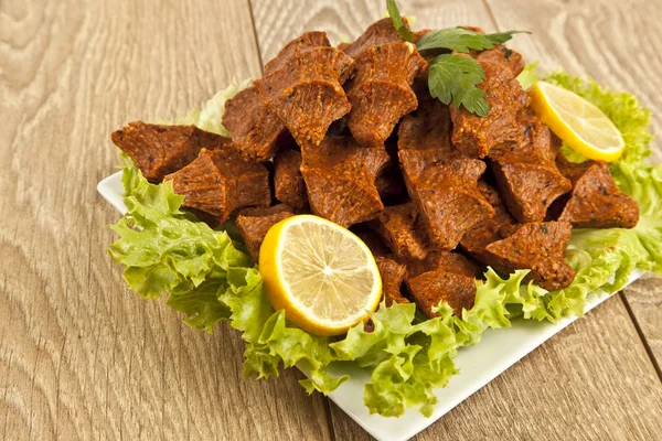 Cig kofte türkisches Essen — Stockfoto