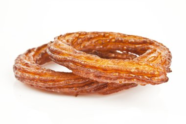 Türk çörek veya geleneksel halka tatlı Halka Tatli kerhane patlıcan.