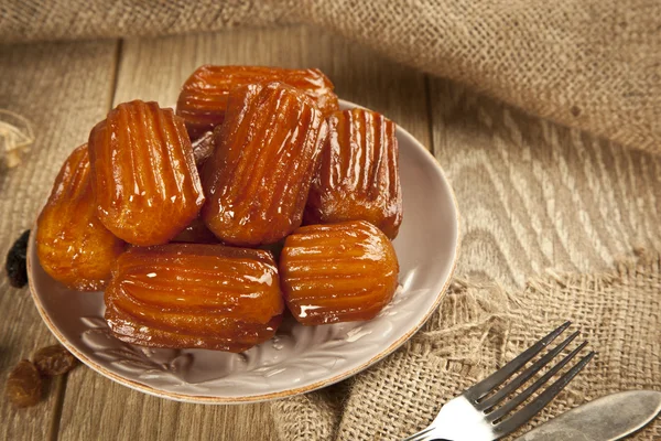 Postre tradicional turco llamado Tulumba —  Fotos de Stock