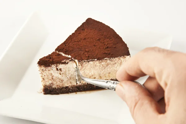 Postre de tiramisú —  Fotos de Stock