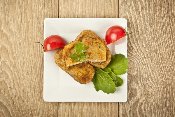 Turkiska traditionella mat kadinbudu köfte (meatball) ris och kött falafel — Stockfoto