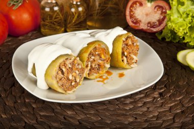 Kabak dolması, kabak tarifi, kavram geçmişi olan Türk ve Yunan mutfağı