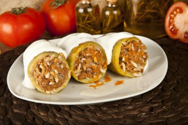 Kabak dolması, kabak tarifi, kavram geçmişi olan Türk ve Yunan mutfağı