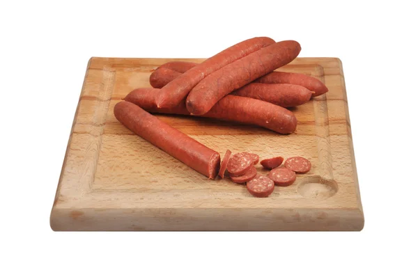 Sausage ( Turkish Sucuk ) concept photo — Stock Photo, Image