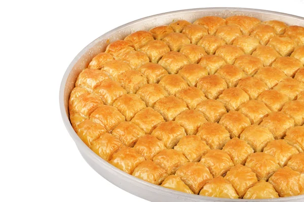 Turkse Ramadan Dessert Baklava met concept achtergrond — Stockfoto