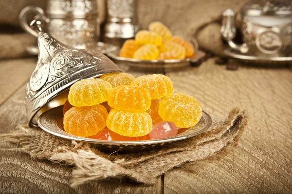 Delícia tradicional turco doce Ramadã (ramazan) comida — Fotografia de Stock