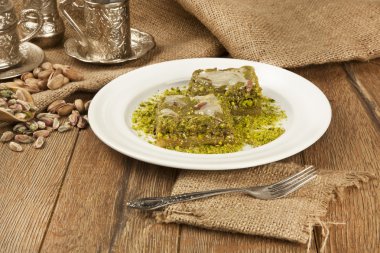 Konsept geçmişe sahip Türk Ramazan Tatlısı Baklava