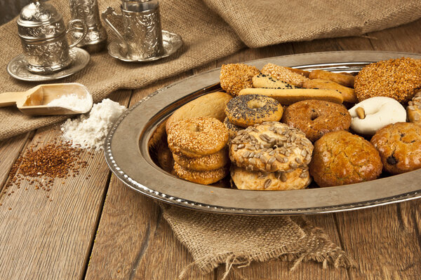 Турецкое домашнее сладкое и соленое печенье - tatli tuzlu kurabiye
