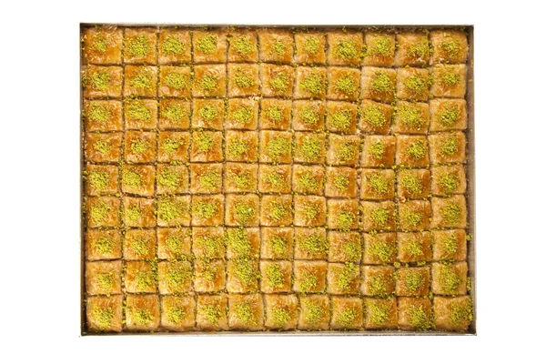 土耳其Ramadan Dessert Baklava，概念背景 — 图库照片