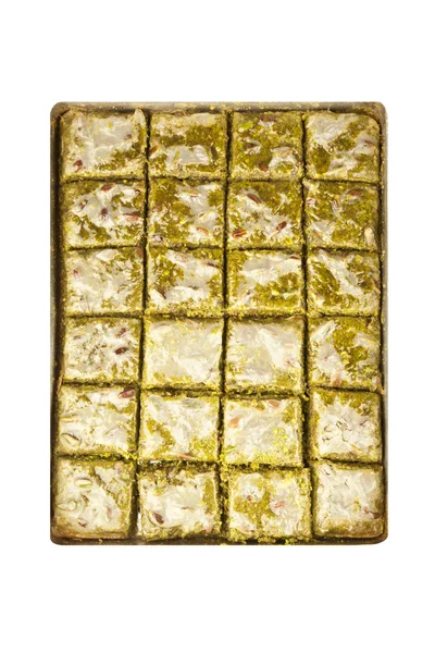 Turkse Ramadan Dessert Baklava met concept achtergrond — Stockfoto