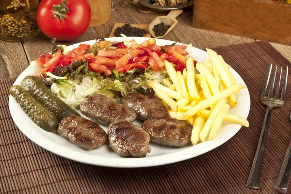 Lezzetli Türk köfte (köfte) — Stok fotoğraf