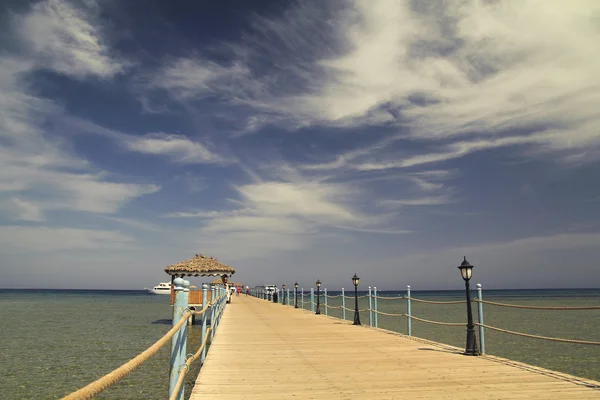 Pier at sea — Stock Photo, Image