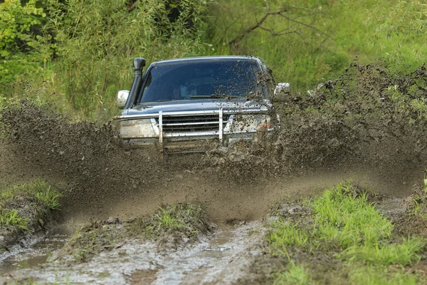 Mitsubishi e muita lama — Fotografia de Stock