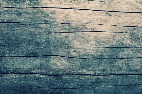 Vintage wooden table background, top view — Stock Photo, Image