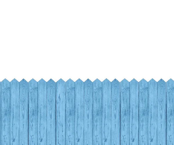 Синій дерев'яний паркан — стокове фото