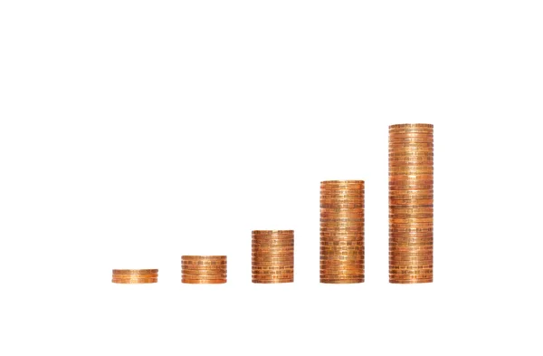 Money Saving Graph — Stock Photo, Image