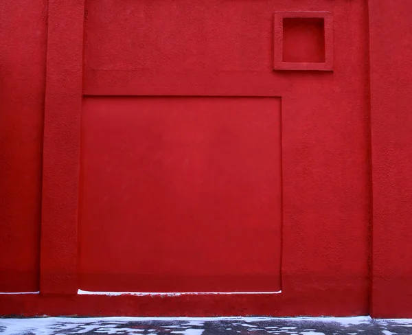 Czerwone ściany — Zdjęcie stockowe
