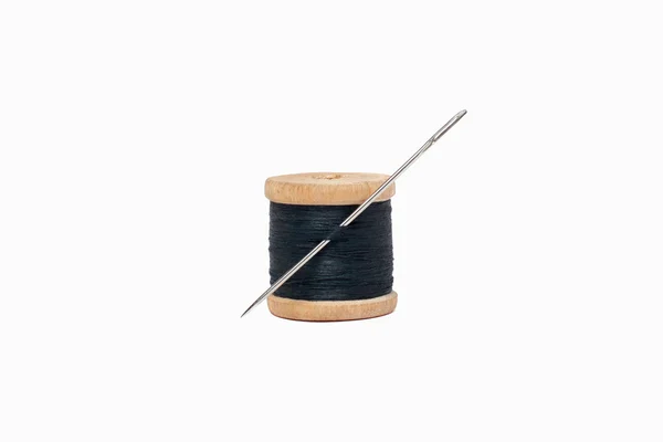 針で糸のスプール — ストック写真