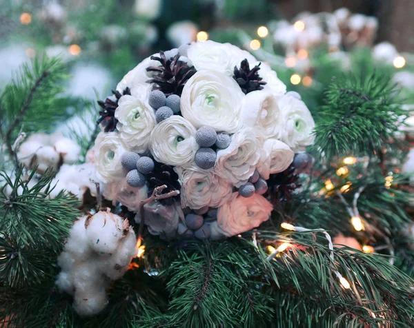 Bouquet de mariage d'hiver fleurs — Photo