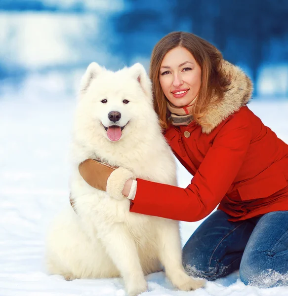 Christmas, happiness, winter season and people concept - portrai — Stock Image Christmas, happiness, winter season and people concept - portrai Stock Image