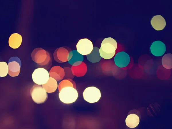 Night lights blurred background — Stock Photo, Image